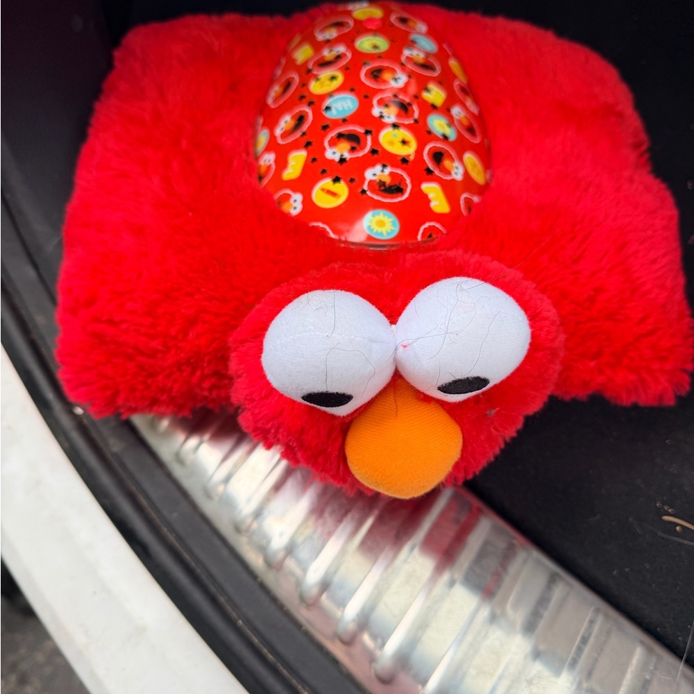 Red Elmo pillow pet